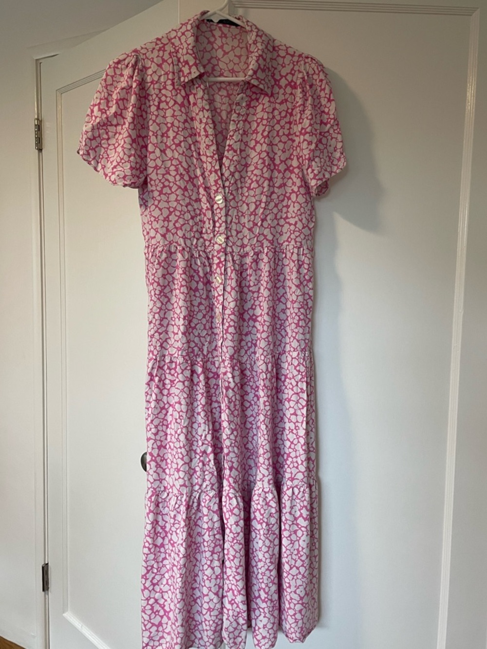 Pink floral Zara dress